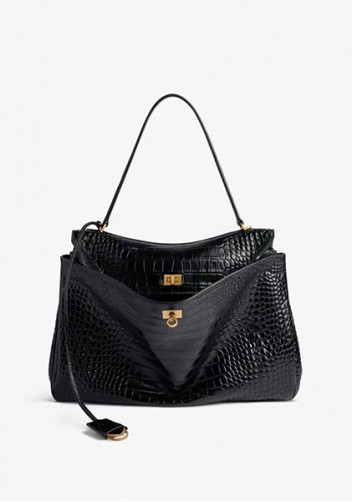 IT MICHAA [イミシャ] Stitched Faux Leather Shoulder Bag 2024 New Fashion Leather Women's Shoulder Crossbody